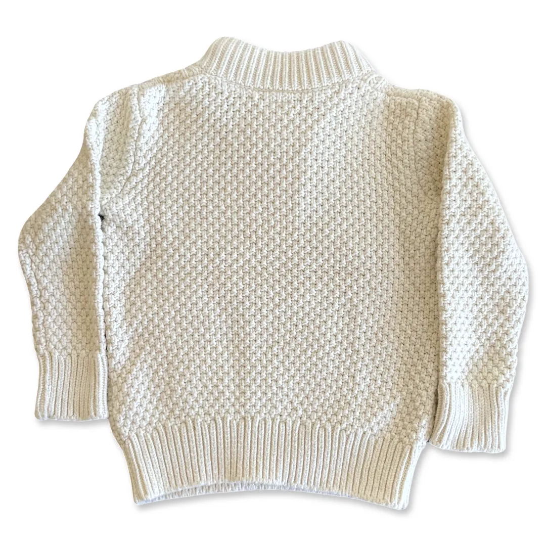 babyGap White Chunky Knit Sweater - 4T
