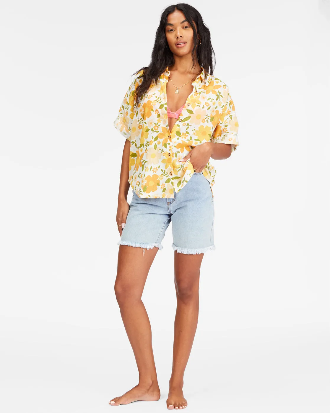 Billabong Made For Sun Shirt-Salt Crystal