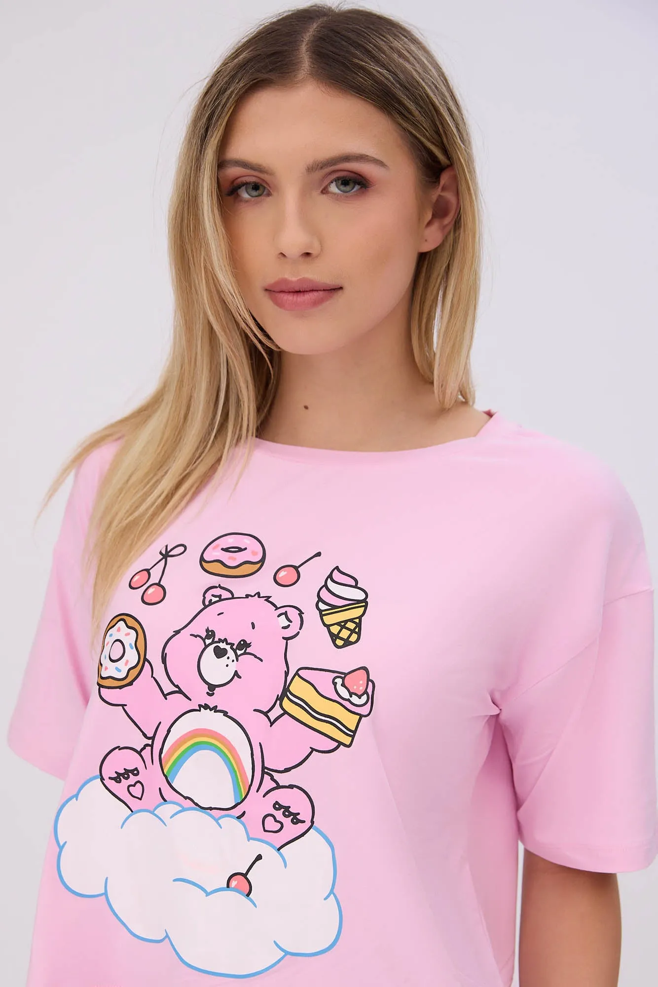 Care Bears 2-Piece Pajama Tee & Velour Jogger Set