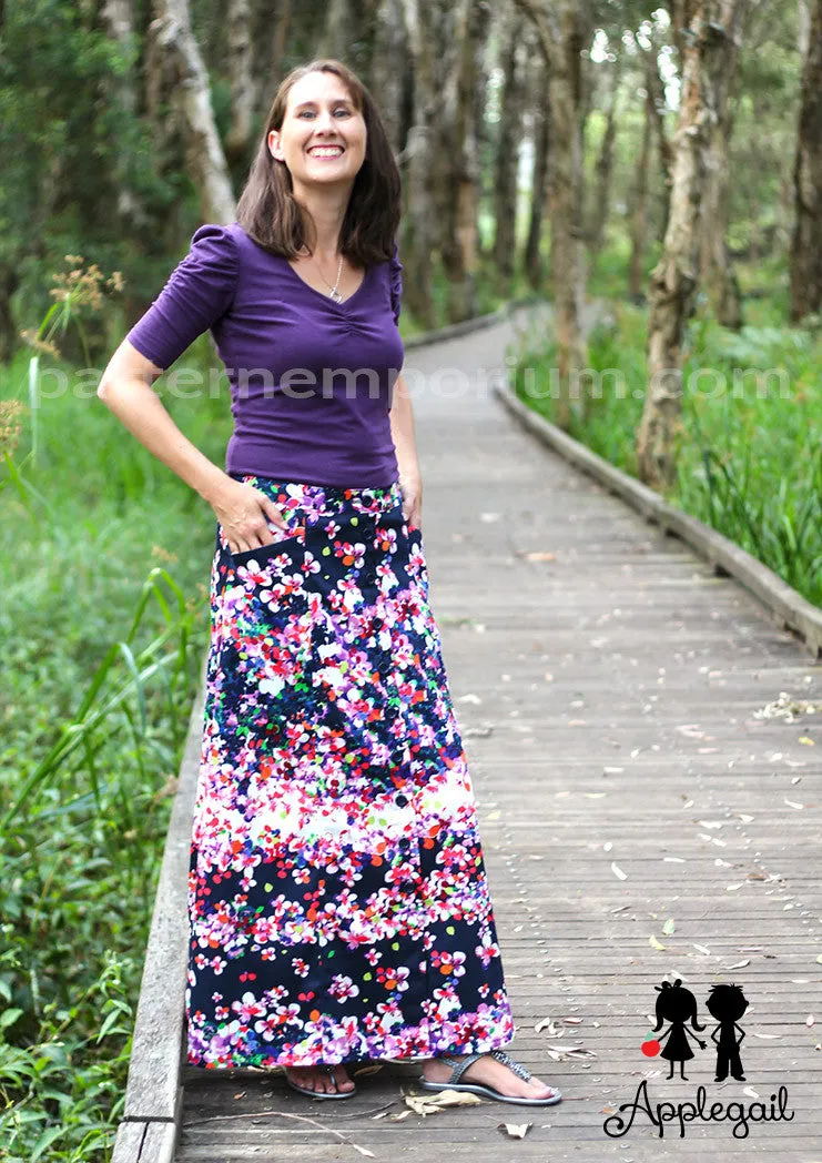 Chelsea | Button-Up Skirt Sewing Pattern