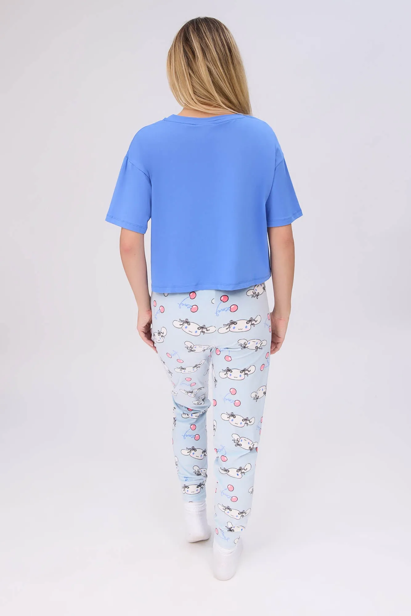 Cinnamoroll 2-Piece Pajama Tee & Velour Jogger Set