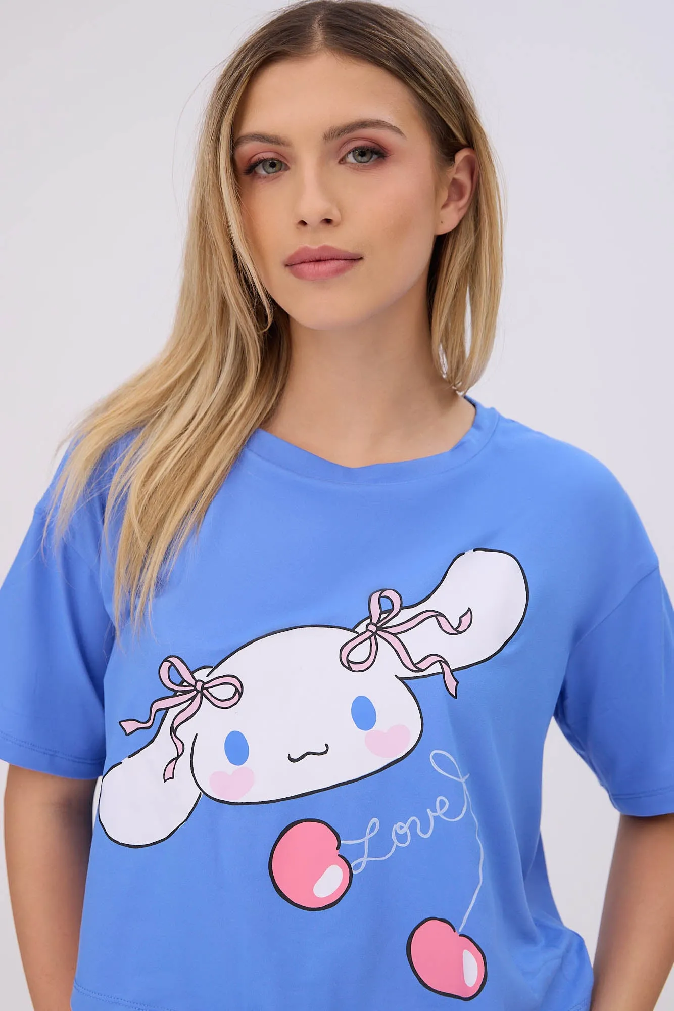 Cinnamoroll 2-Piece Pajama Tee & Velour Jogger Set