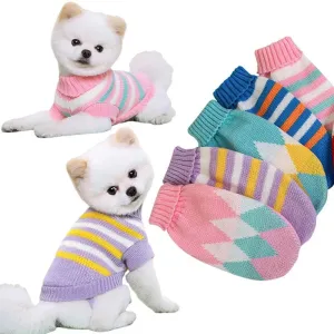 Cozy Knit Sweater for Small and Medium Dogs