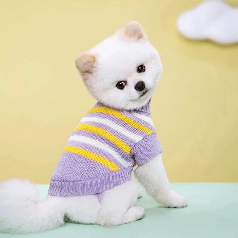 Cozy Knit Sweater for Small and Medium Dogs