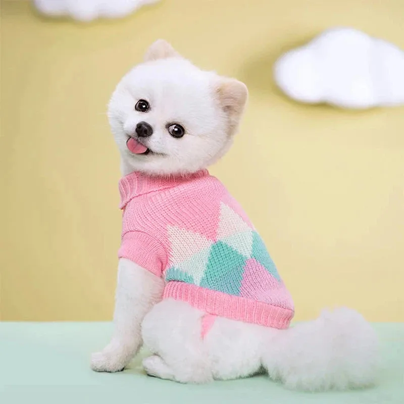 Cozy Knit Sweater for Small and Medium Dogs