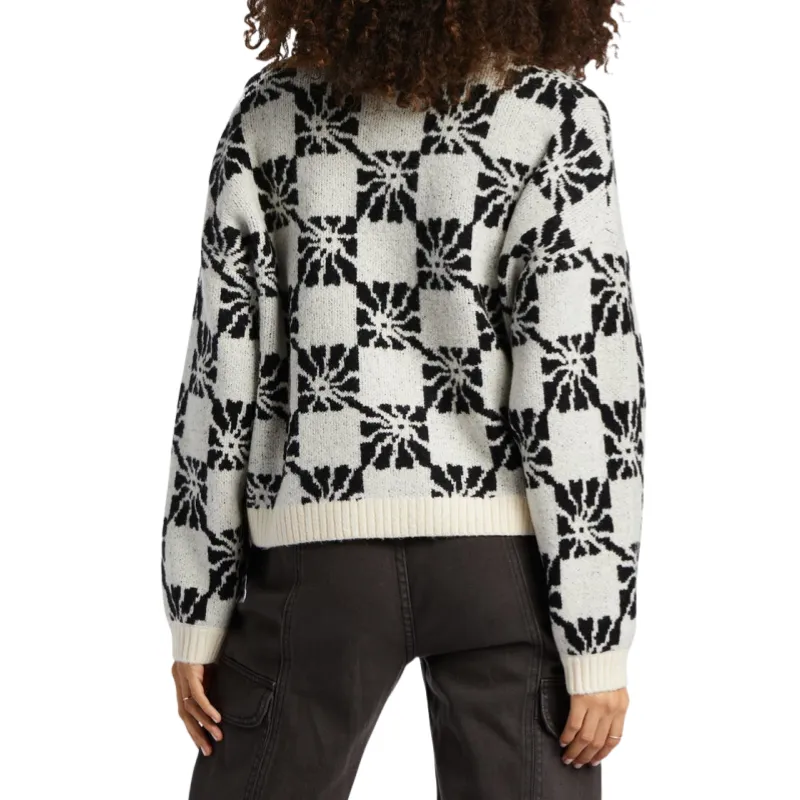 Custom Wool Blend Geometric Jacquard Pullover Knit Sweater