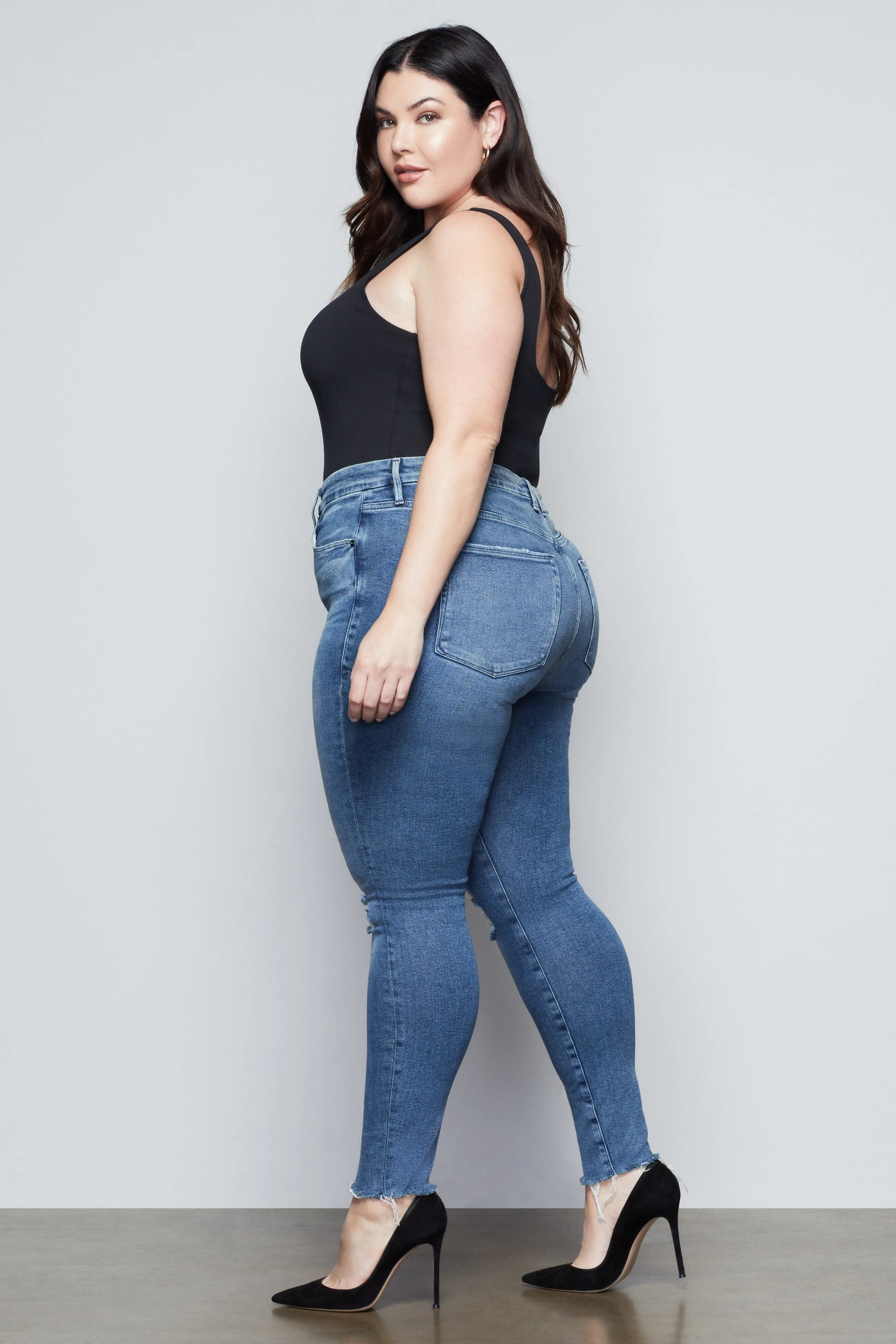 GOOD LEGS FRAY HEM | BLUE430
