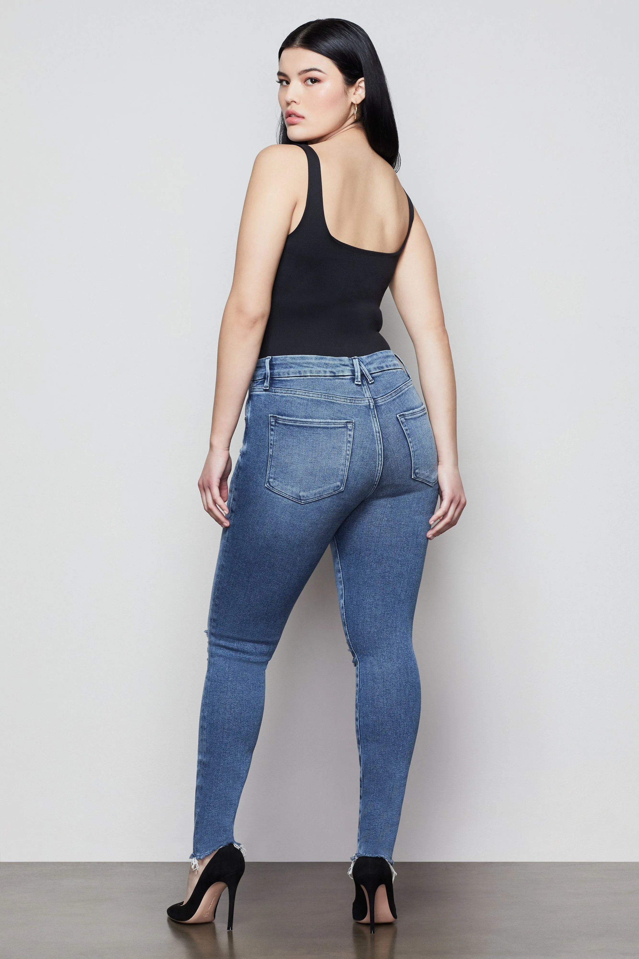 GOOD LEGS FRAY HEM | BLUE430