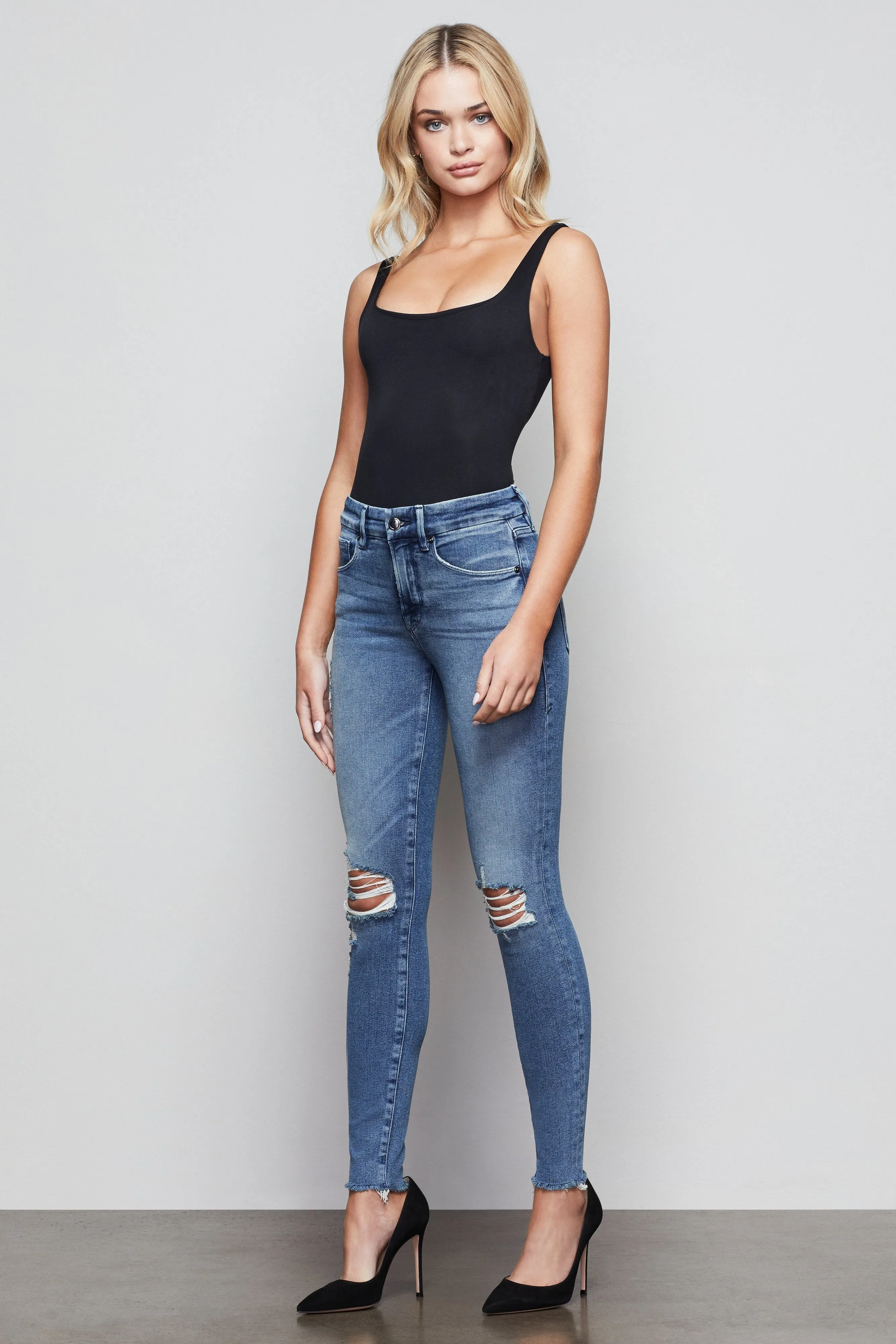 GOOD LEGS FRAY HEM | BLUE430