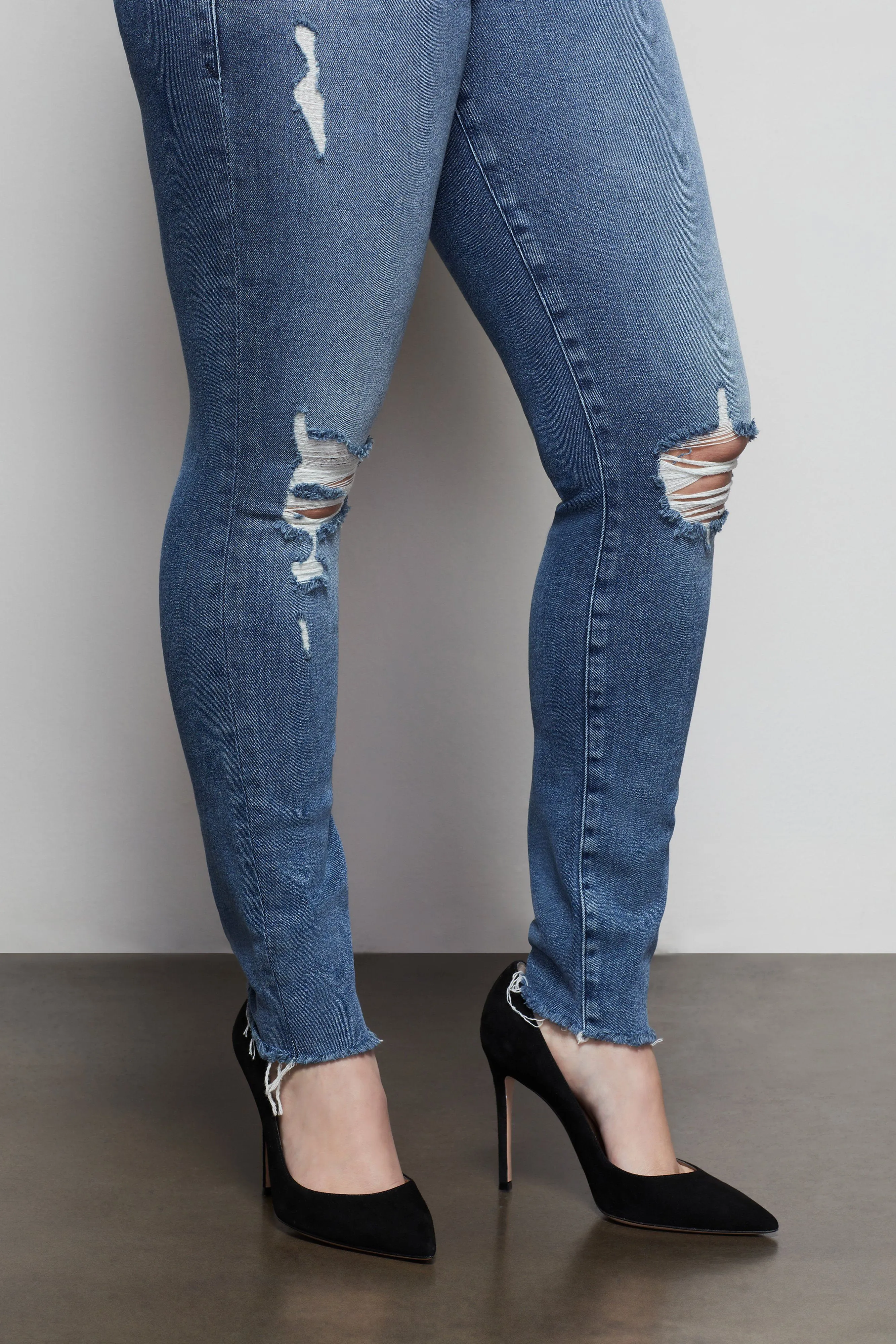 GOOD LEGS FRAY HEM | BLUE430