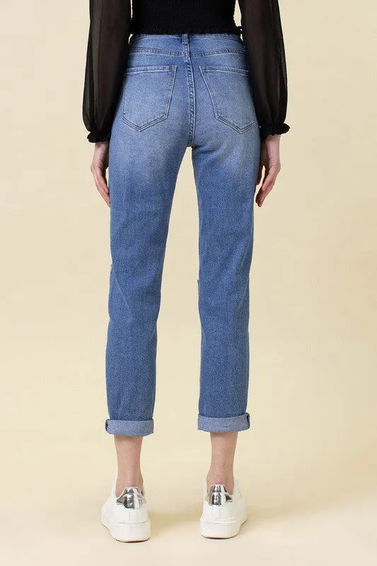 High Waisted Mom Jeans