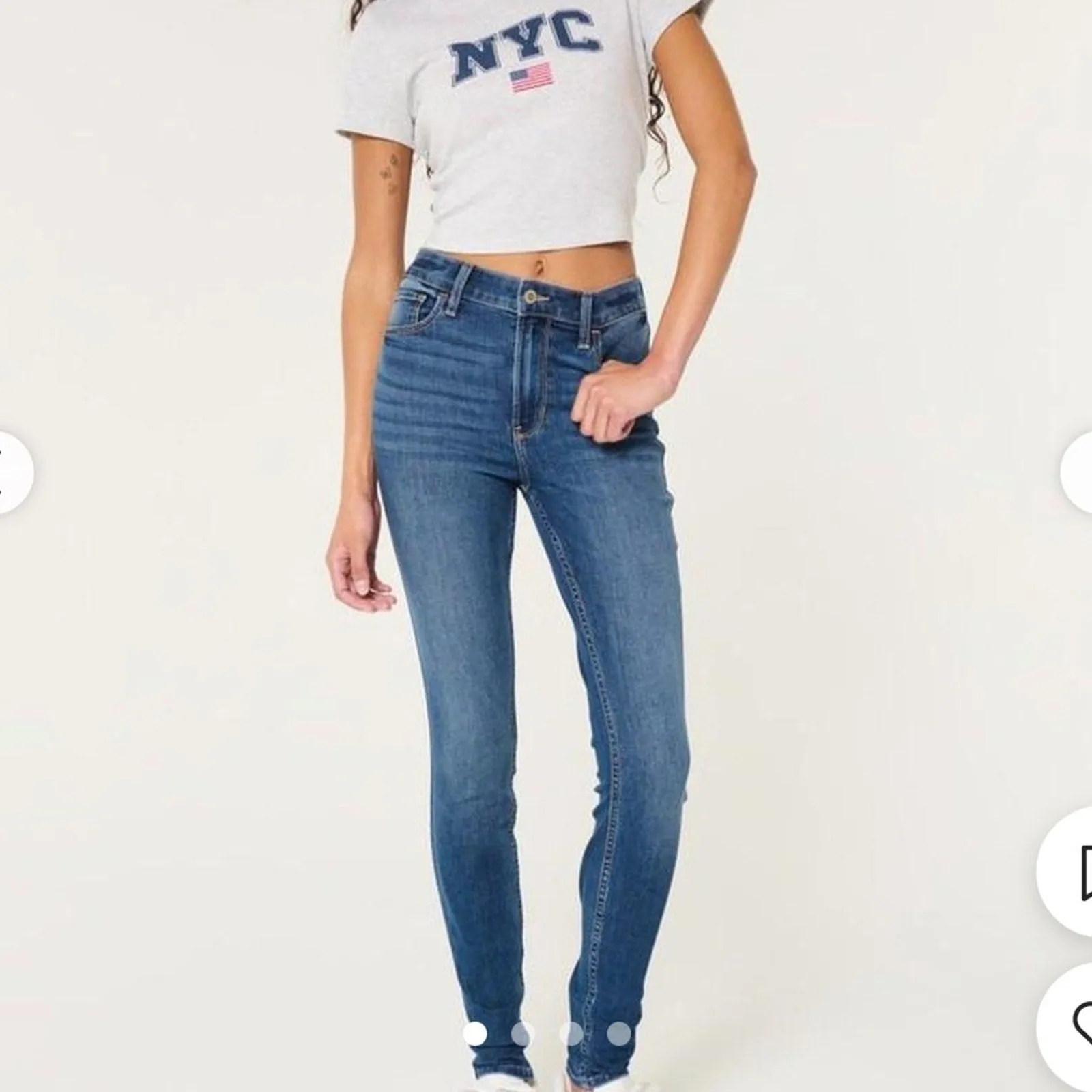 Hollister Women's Skinny  Blue Jeans