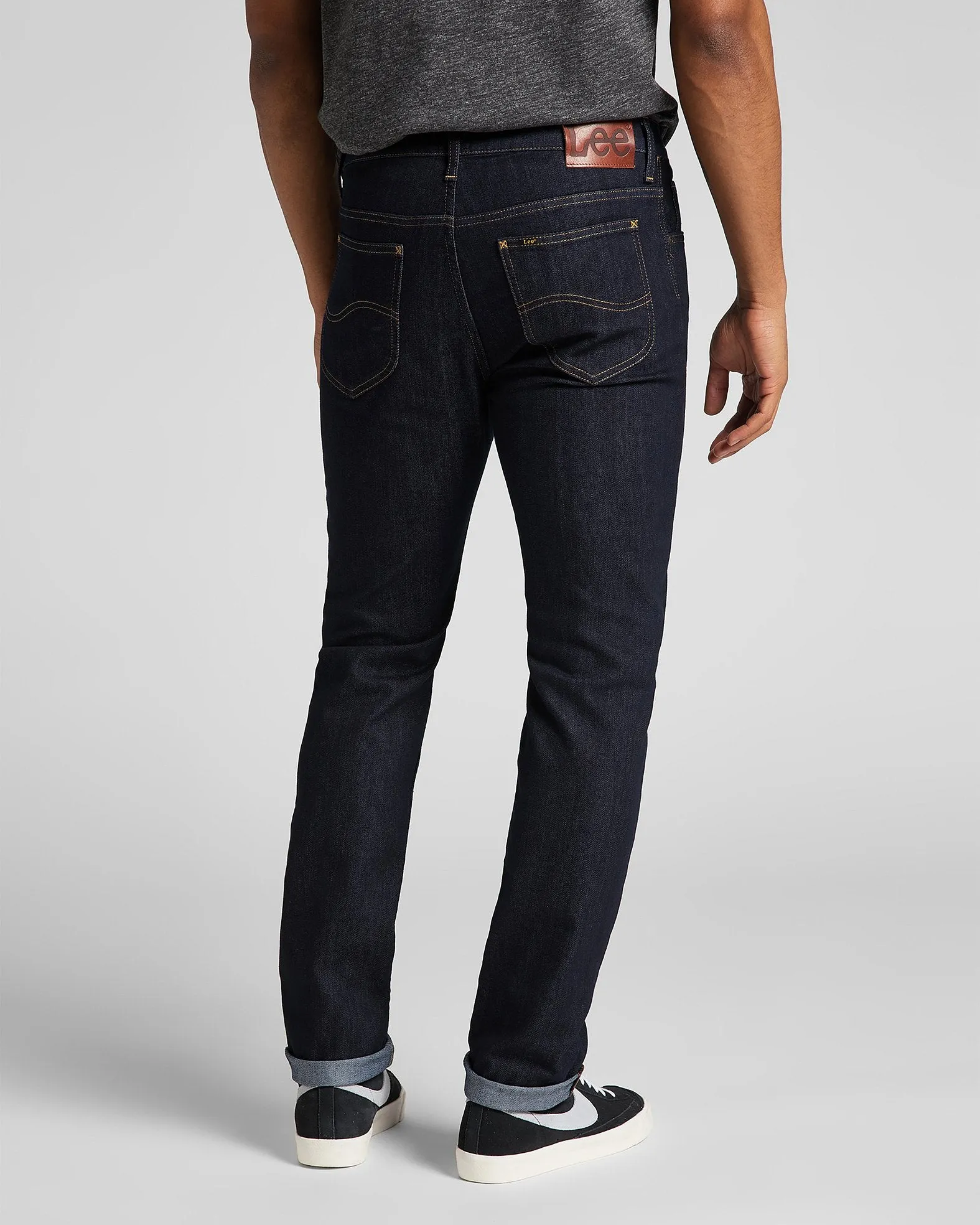 Lee Rider Slim Fit Mens Jeans - Rinse