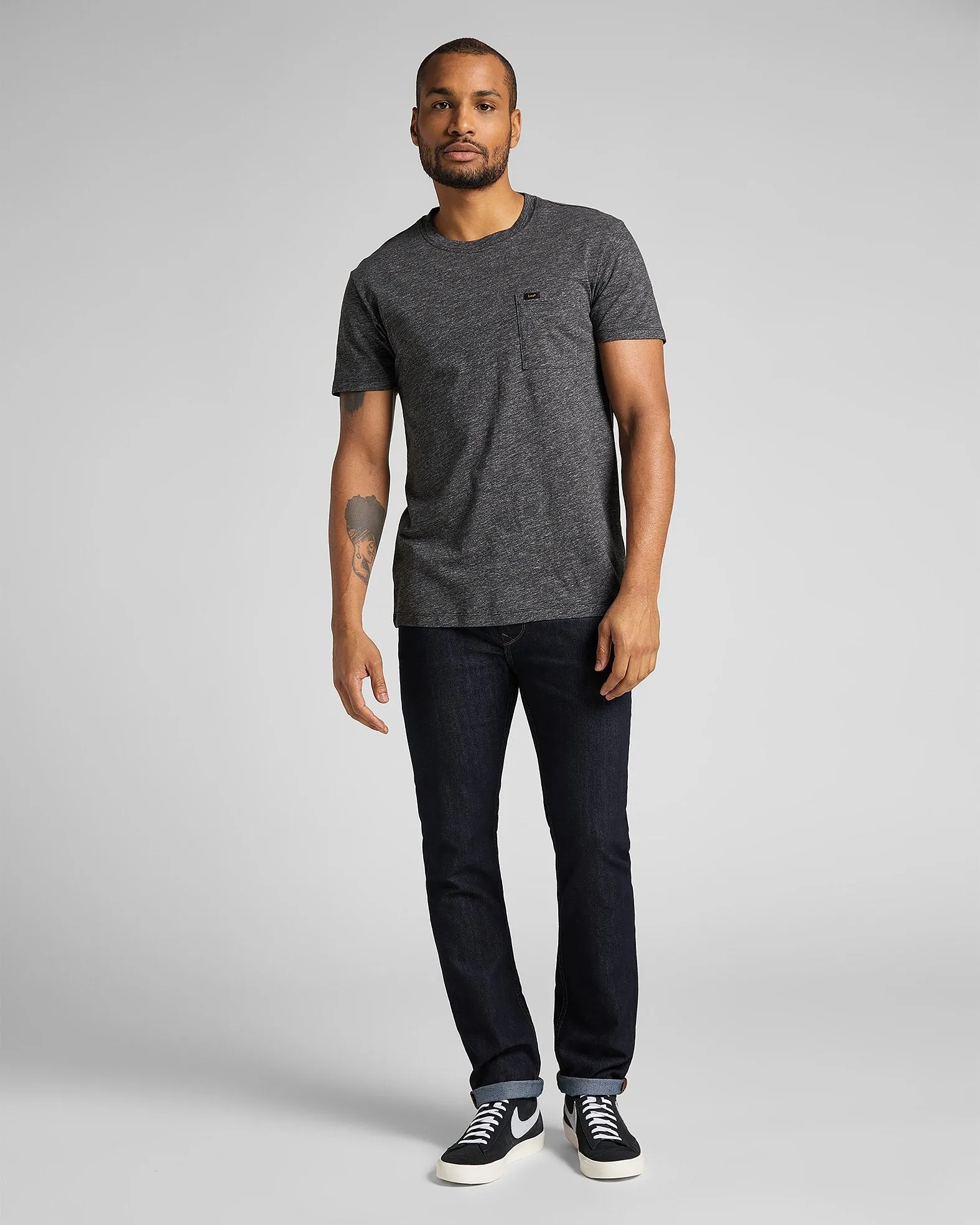 Lee Rider Slim Fit Mens Jeans - Rinse