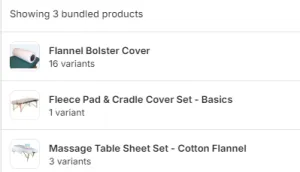 Massage Table Linens Bundle - Lucky 7! Save 7% on Massage Linen Essentials