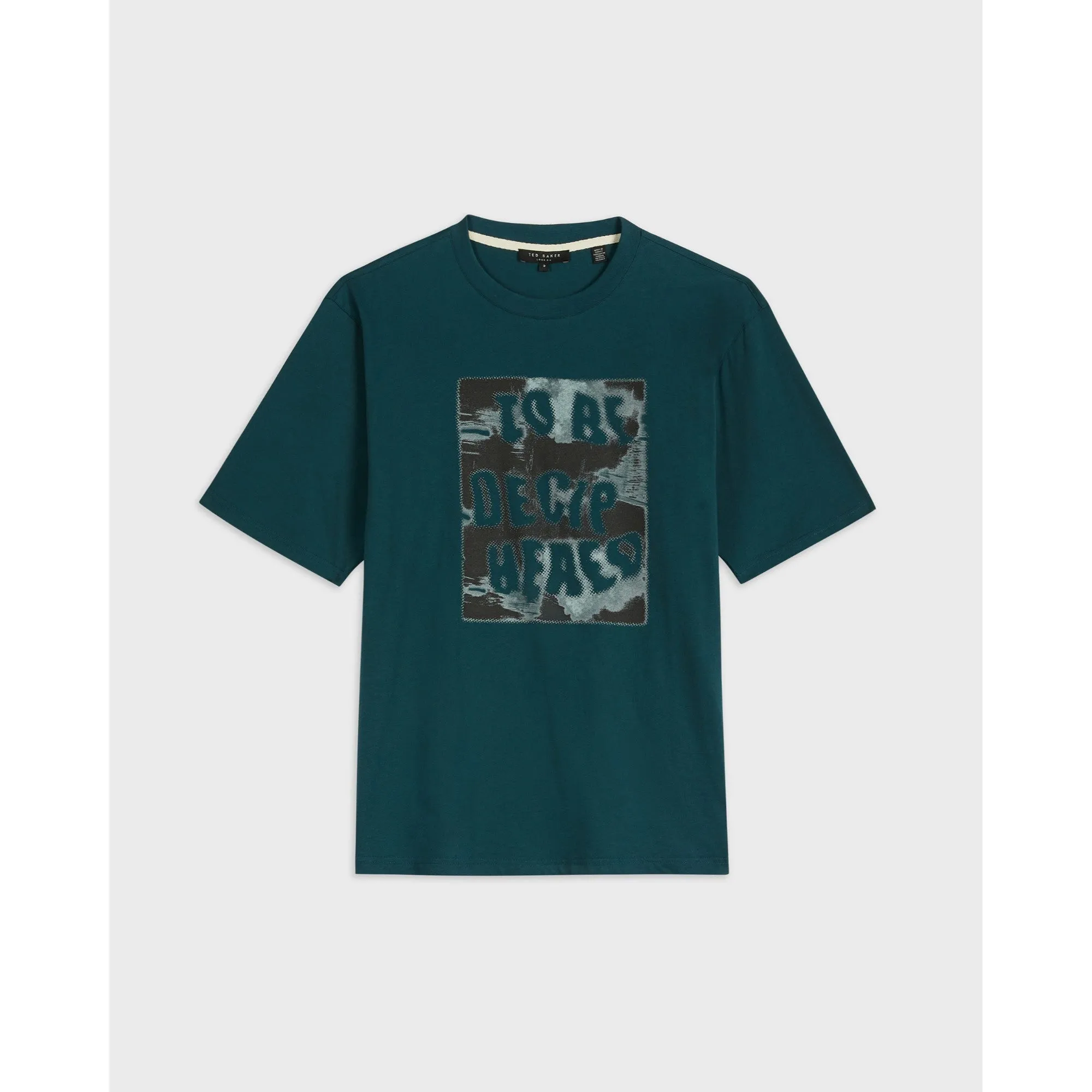 Men Mmb-Dorval-Ss Oversized Graphic T-Shirt - Dk-Blue
