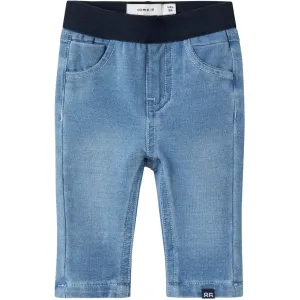 Name It Light Blue Denim Light Silas Slim Sweat Jeans Noos