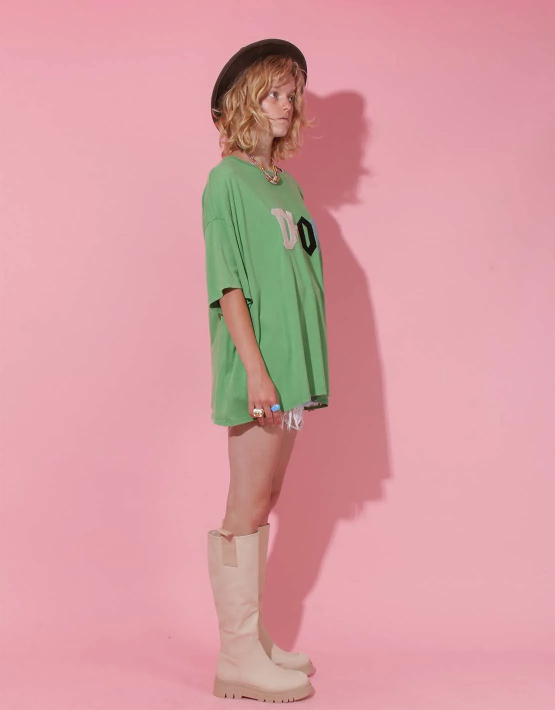 Oversized thunder print tshirt II