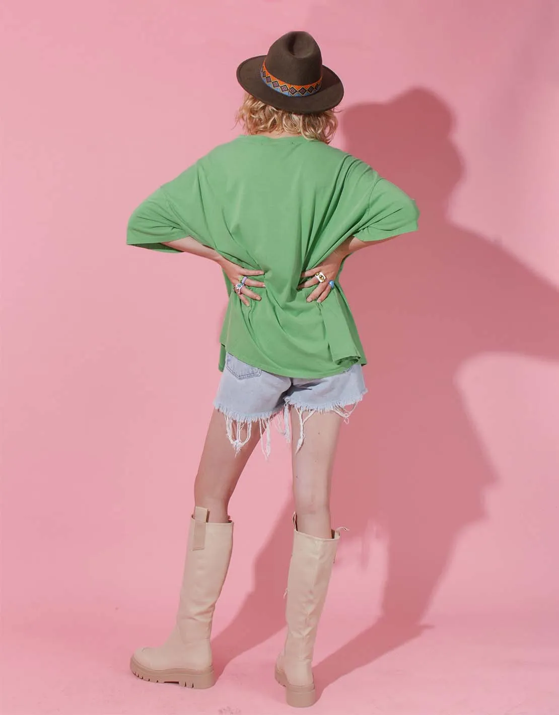 Oversized thunder print tshirt II