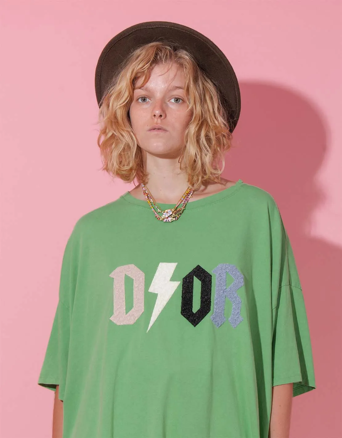 Oversized thunder print tshirt II
