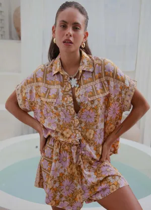 Palm Collective - Pansy Floral Blouse