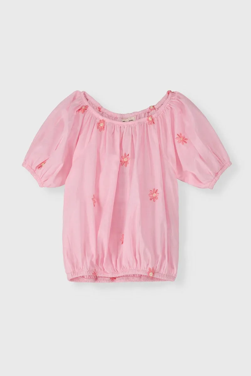 Printed Dress For Baby Girl - Pink