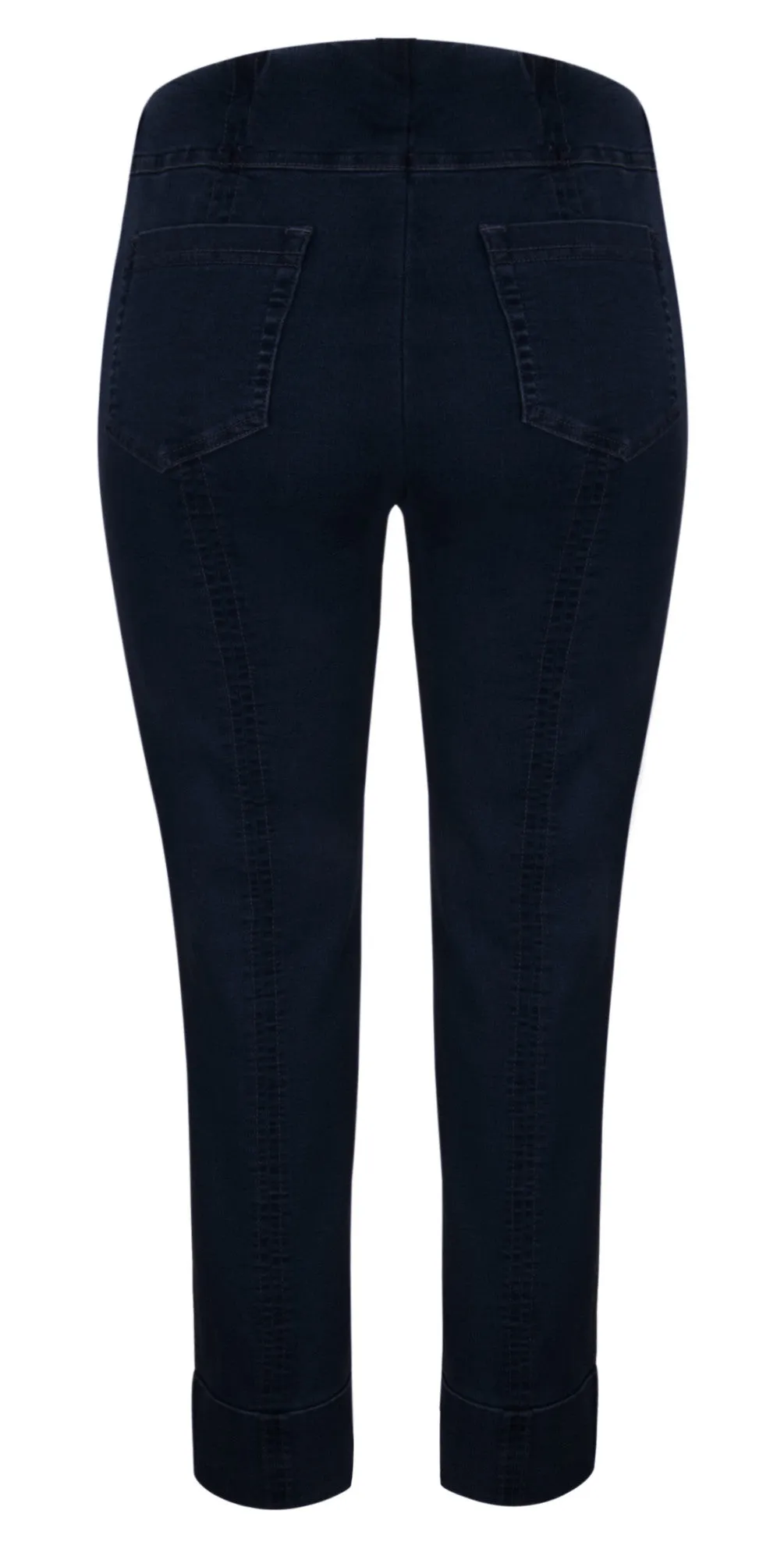 Robell Denim Bella 3/4 Length Jeans in Navy 69
