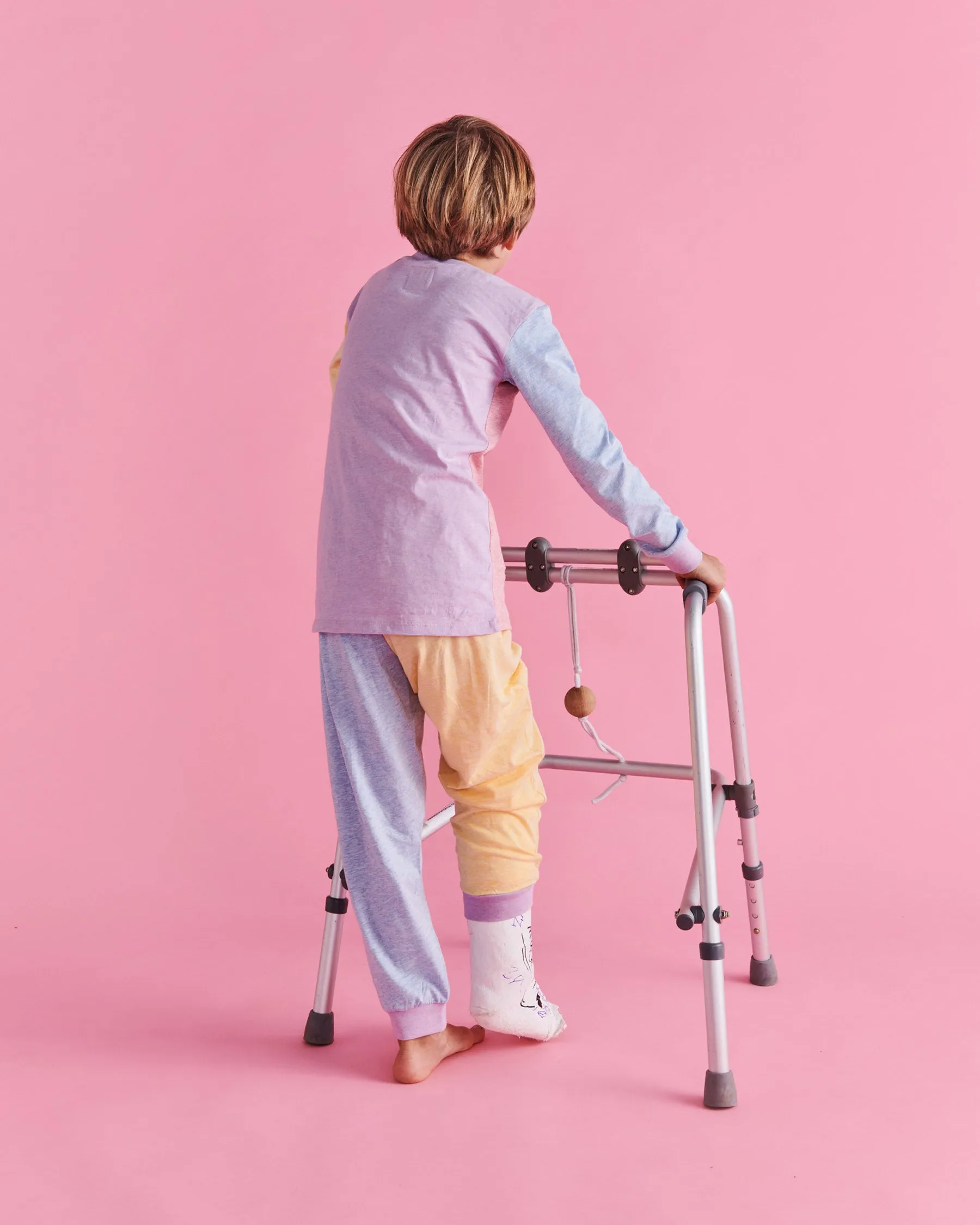 Sweet Pea Organic Cotton Long Sleeve Top & Pant Pyjama Set