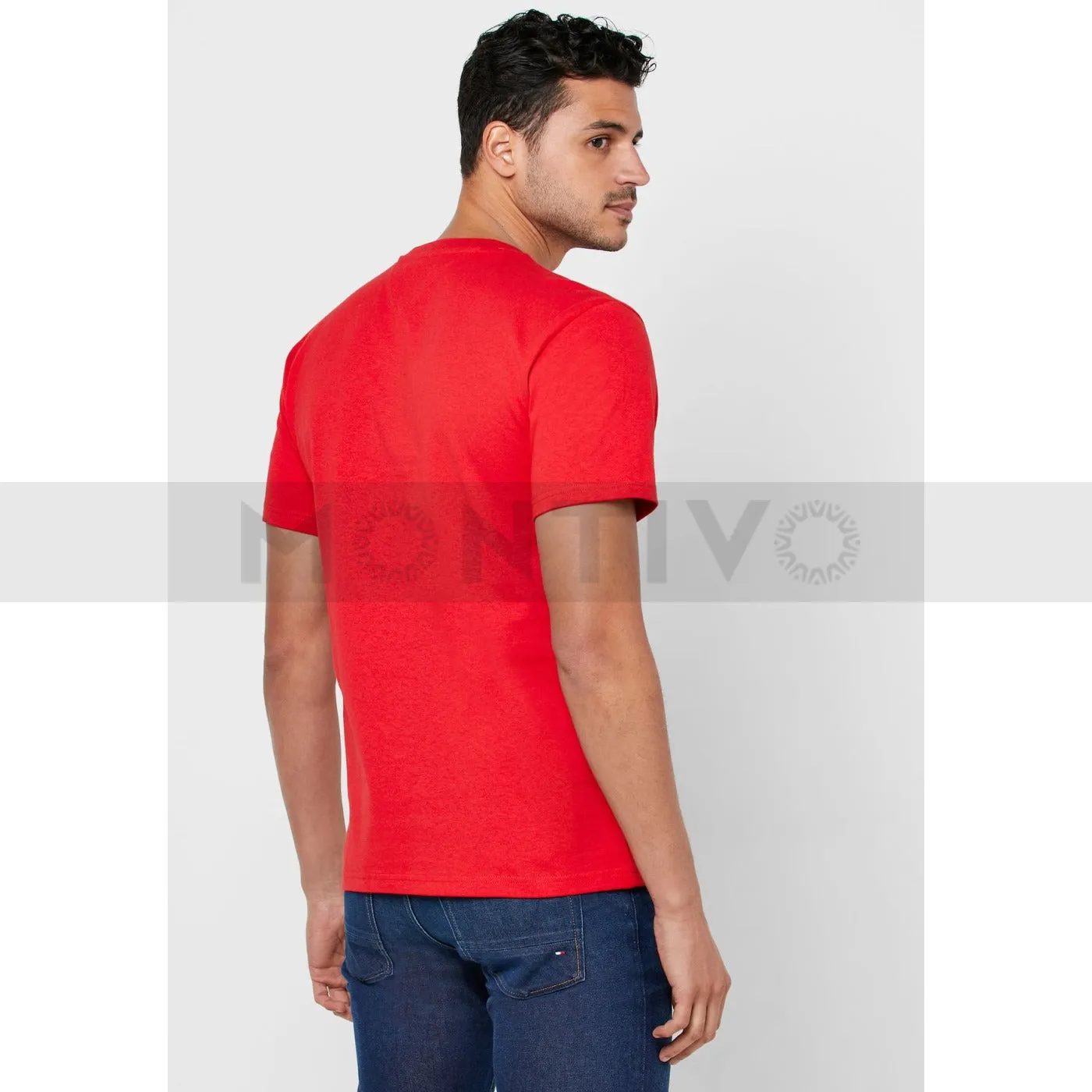 TJ Circle Graphic Red Tshirt